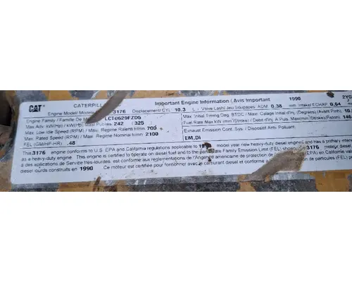 CAT 3176 Engine Assembly