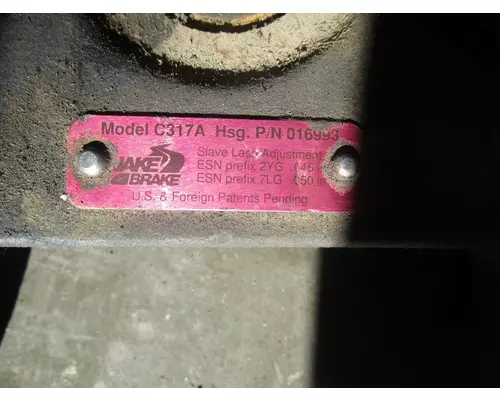 CAT 3176 JakeEngine Brake