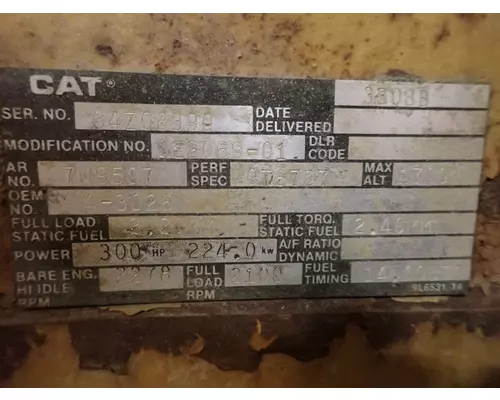 CAT 3306 Engine Assembly