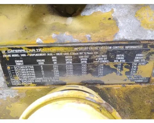 CAT 3406B-WJAC ENGINE ASSEMBLY