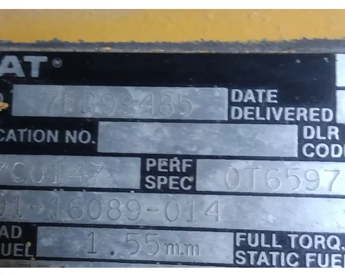 CAT 3406B ENGINE ASSEMBLY