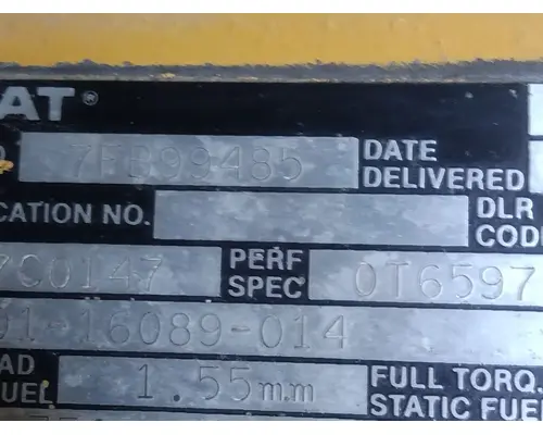 CAT 3406B ENGINE ASSEMBLY