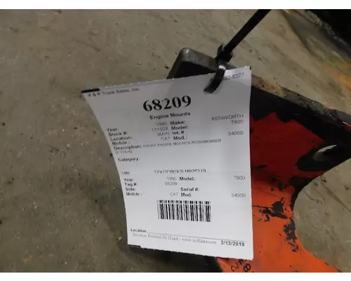 CAT 3406B Engine Mounts