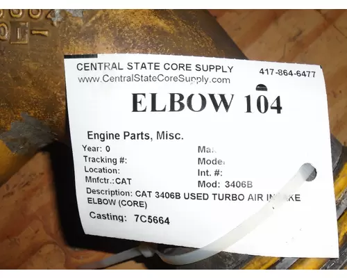 CAT 3406B Engine Parts, Misc.