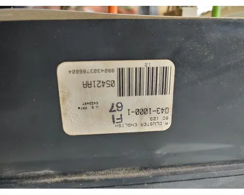 CAT 3406B Instrument Cluster