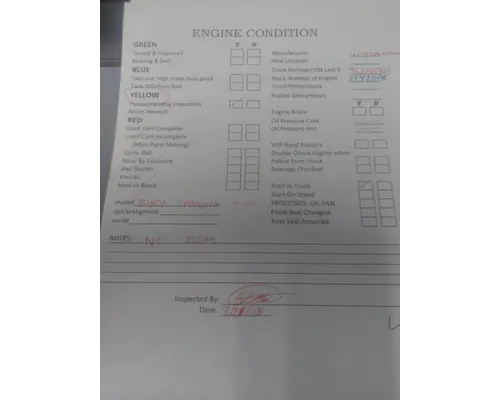 CAT 3406E (40 PIN) 5EK 6TS ENGINE ASSEMBLY