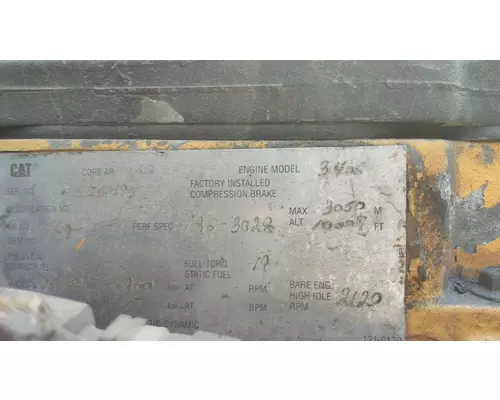 CAT 3406E (70 PIN) 2WS ENGINE ASSEMBLY