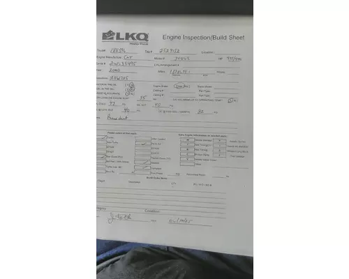 CAT 3406E (70 PIN) 2WS ENGINE ASSEMBLY