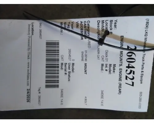 CAT 3406E 14.6 ENGINE MOUNTS, ENGINE (REAR)