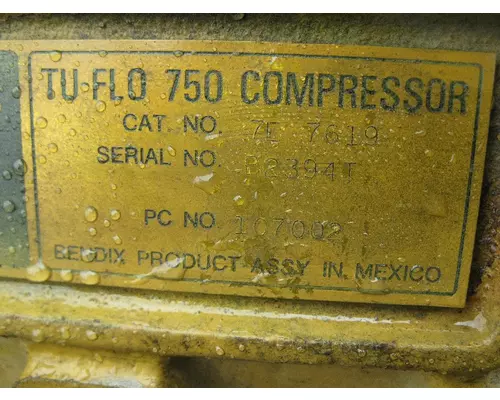 CAT 3406E Compressor (BrakesSuspension)