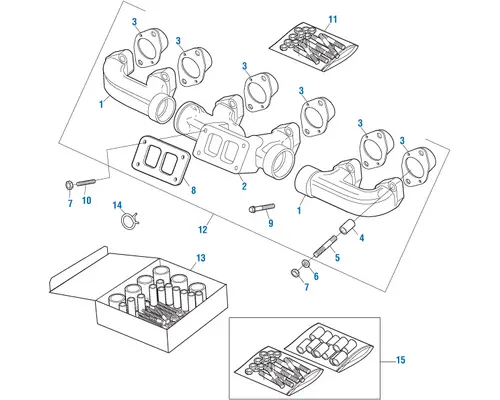 CAT 3406E EXHAUST MANIFOLD