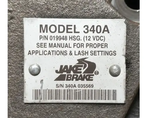 CAT 3406E Engine Brakes