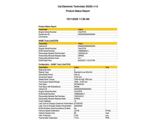 CAT 3406 ECM