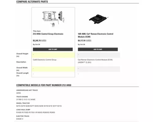 CAT 3406 ECM