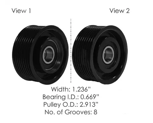 CAT 8 GROOVE PULLEY