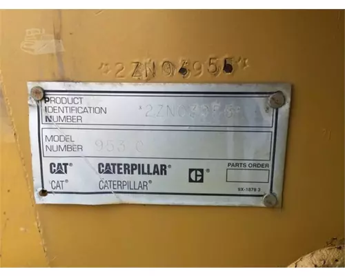 CAT 953C Equipment Units