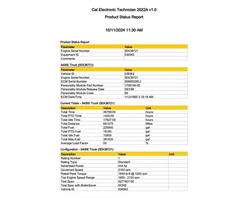 CAT C-10 ECM