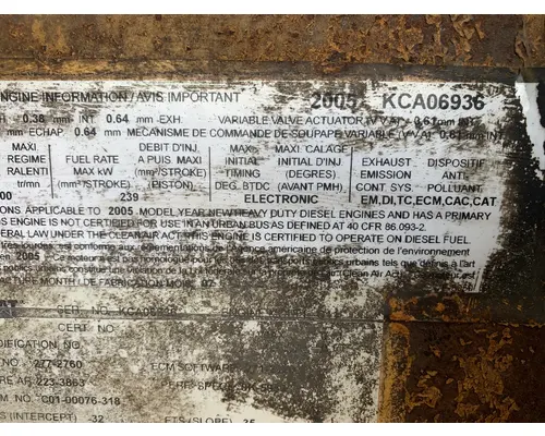 CAT C-11 Engine Assembly