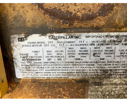 CAT C-11 Engine Assembly