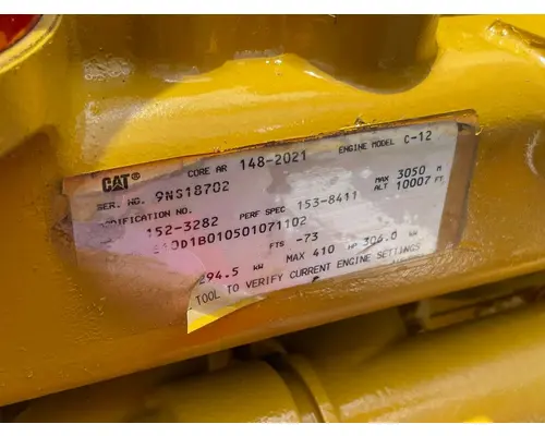 CAT C-12 Engine Assembly