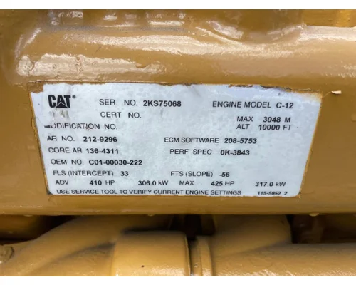 CAT C-12 Engine Assembly