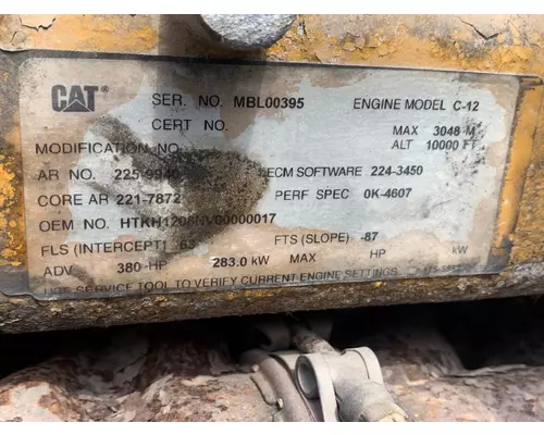 CAT C-12 Engine Assembly