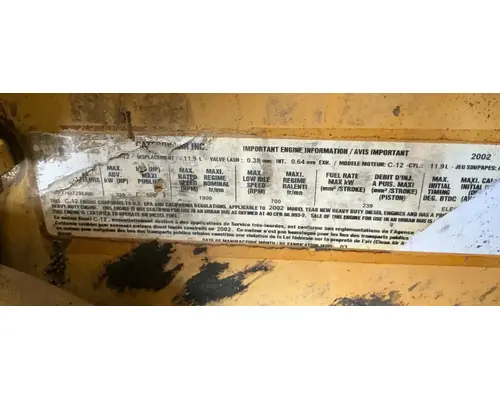 CAT C-12 Engine Assembly