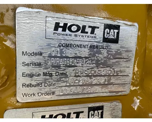 CAT C-13 Engine Assembly