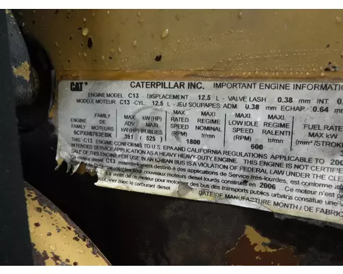 CAT C-13 Engine Assembly