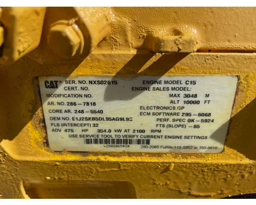 CAT C-15 Engine Assembly
