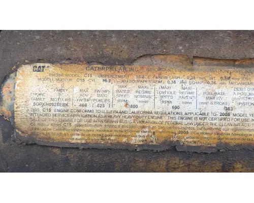 CAT C-15 Engine Assembly