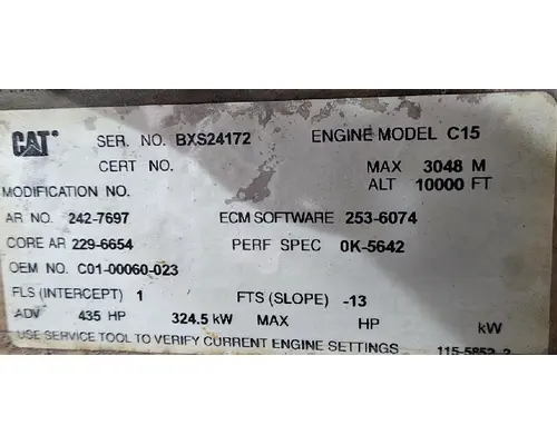 CAT C-15 Engine Assembly