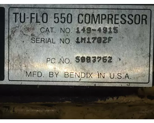 CAT C-7 Air Compressor