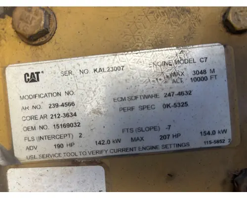 CAT C-7 Camshaft
