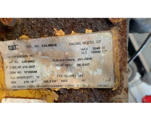 CAT C-7 Engine Assembly