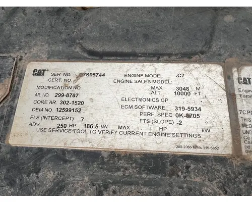 CAT C-7 Engine Assembly