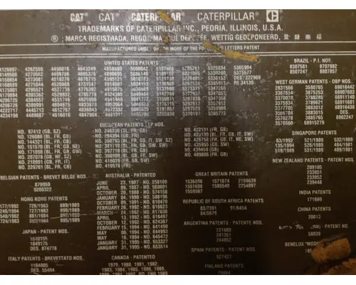 CAT C10 Engine Misc. Parts