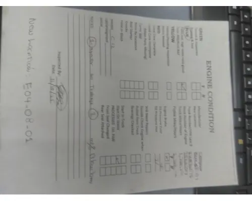 CAT C12 (40 PIN) 1YN 9NS ENGINE ASSEMBLY