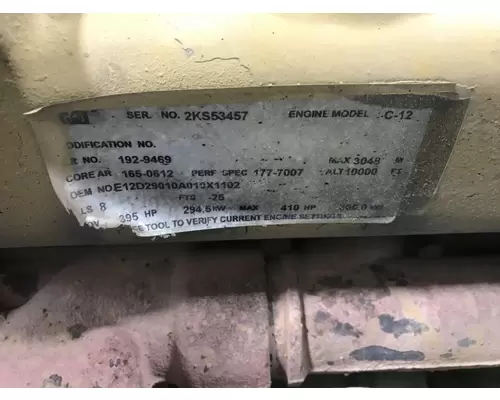 CAT C12 Engine Assembly
