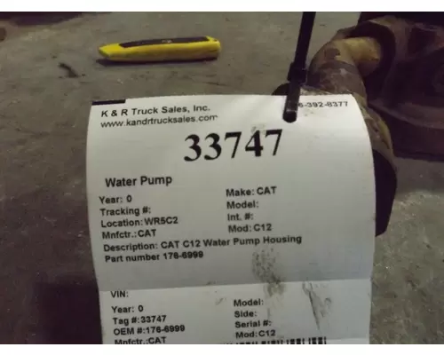 CAT C12 Water Pump