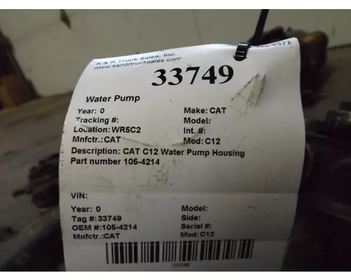 CAT C12 Water Pump