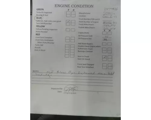 CAT C13 EPA 04 KCB ENGINE ASSEMBLY