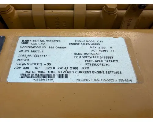 CAT C13 Engine Assembly