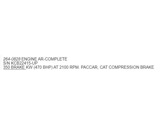 CAT C13 Engine Assembly