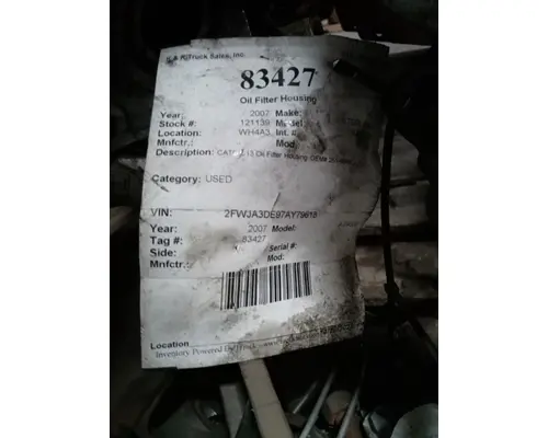 CAT C13 Oil Filter Base 312