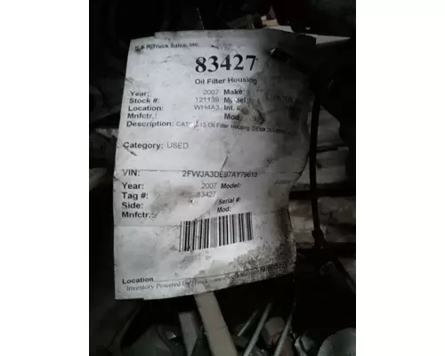 CAT C13 Oil Filter Base