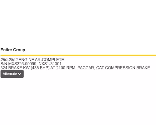CAT C15 Engine Assembly