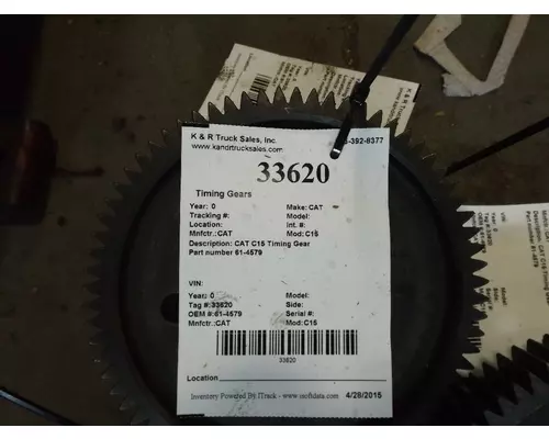 CAT C15 Timing Gear