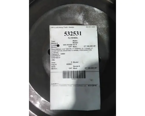 CAT C7 190-250 HP FLYWHEEL