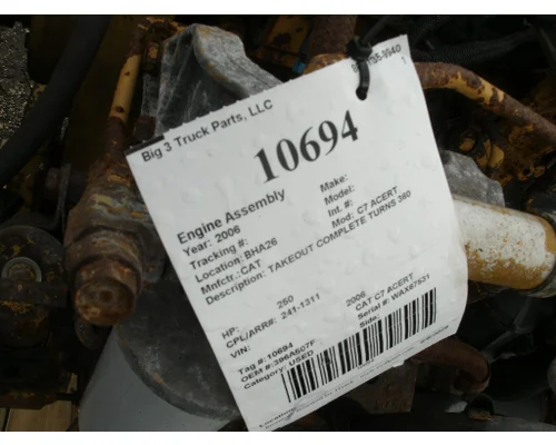 CAT C7 ACERT Engine Assembly